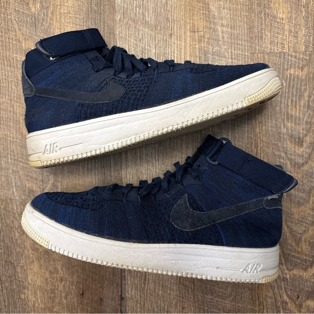 Nike Air Force 1 Ultra Flyknit Mid College Navy Blue